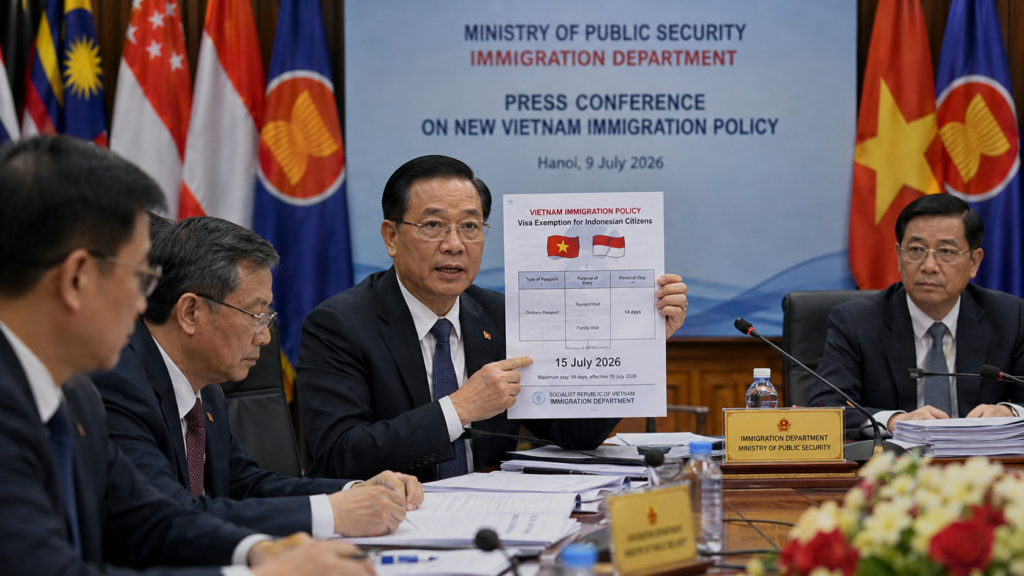 Vietnam Pangkas Bebas Visa WNI Jadi 14 Hari, Berlaku Mulai 15 Juli
